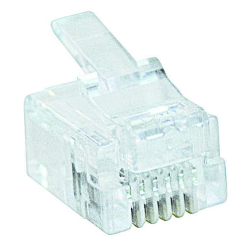 CONNETTORE SPINA TELEFONICA PLUG 6 POLI RJ12 6P/6C