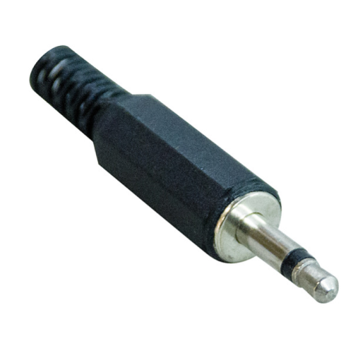 SPINA JACK MASCHIO 3,5mm MONO VOLANTE CON GUIDACAVO
